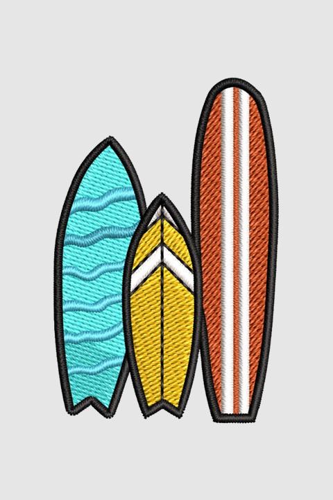 Surfing | Embroidered T-Shirt | Regular Fit