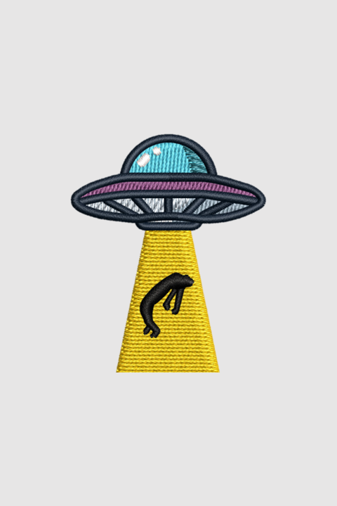 UFO | Embroidered Hoodie | Regular Fit