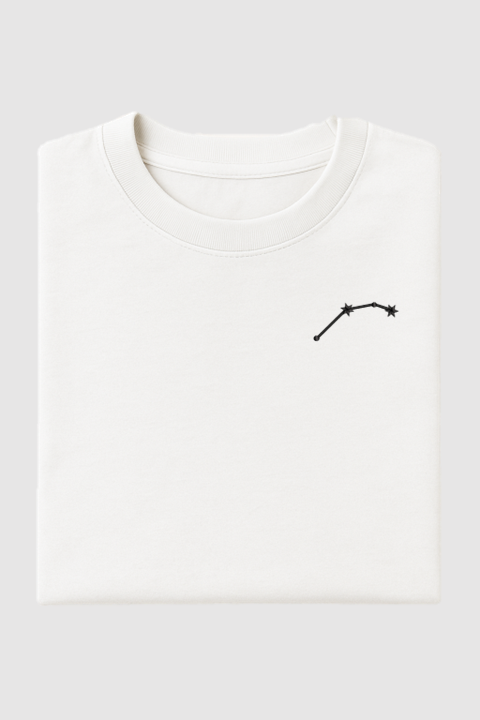 Aries Constellation | Embroidered T-Shirt | Oversized Fit