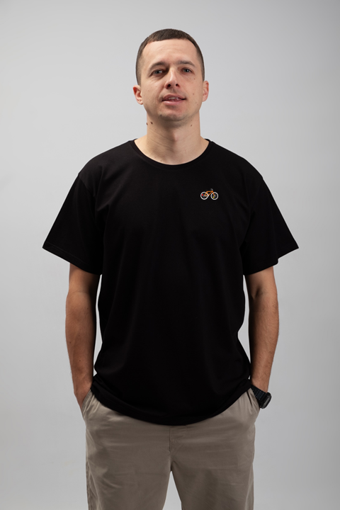 Bicycling | Embroidered T-Shirt | Regular Fit