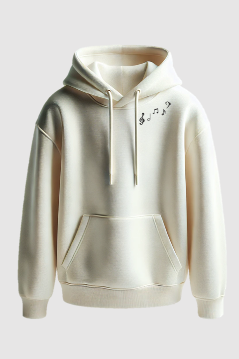 Music | Embroidered Hoodie | Regular Fit