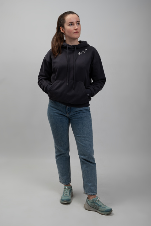 Music | Embroidered Hoodie | Regular Fit