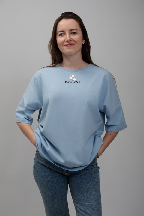 Bavovna | Embroidered T-Shirt | Oversized Fit