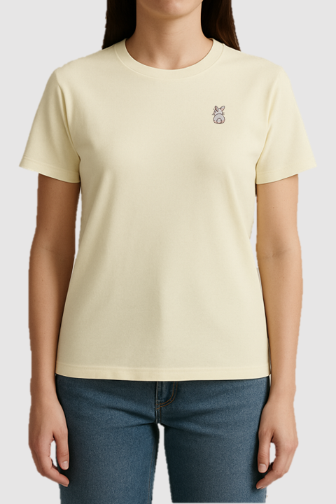 Rabbit | Embroidered T-Shirt | Regular Fit