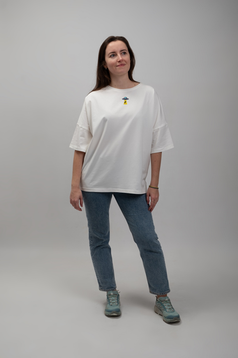 UFO | Embroidered T-Shirt | Oversized Fit
