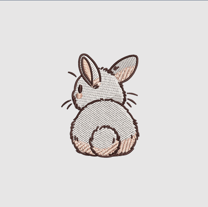 Rabbit | Embroidered T-Shirt | Oversized Fit