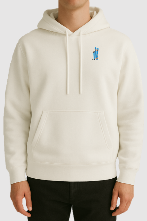 Skiing | Embroidered Hoodie | Regular Fit