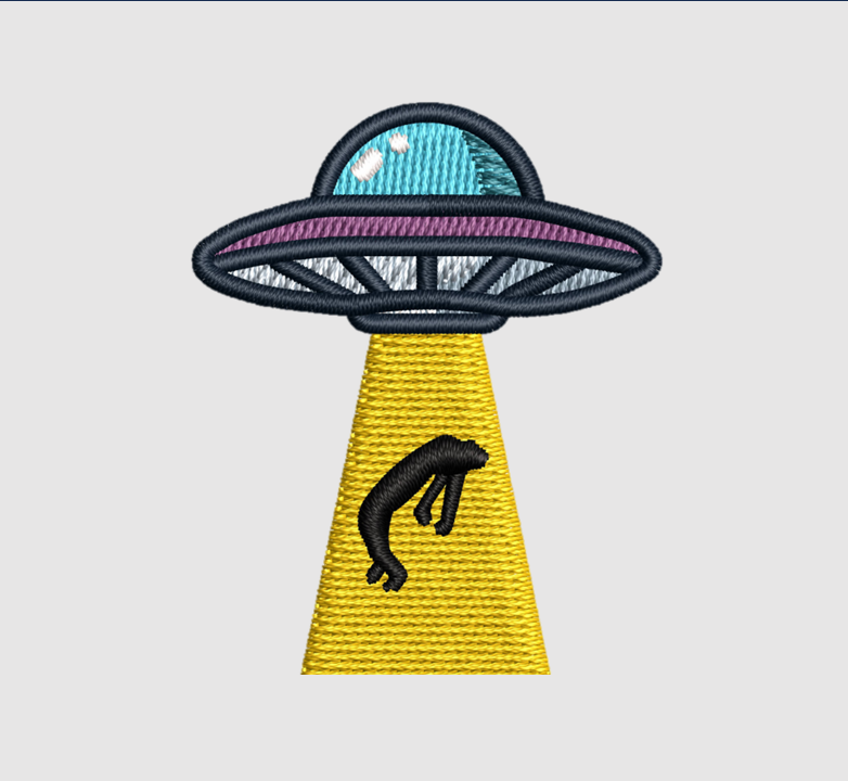 UFO | Embroidered T-Shirt | Regular