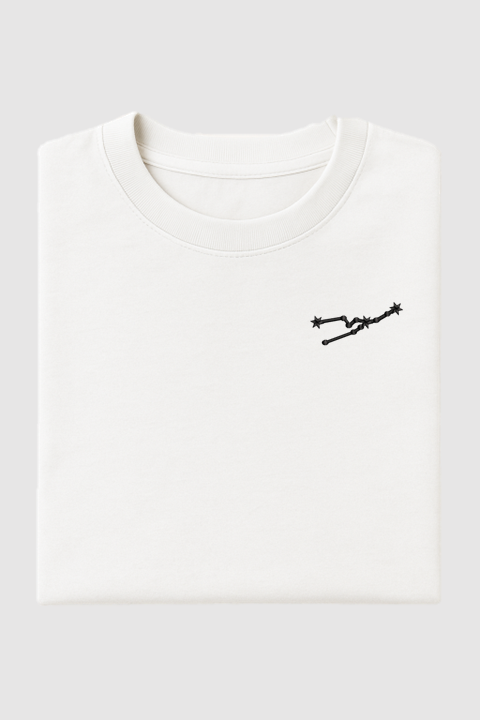 Taurus Constellation | Embroidered T-Shirt | Regular Fit