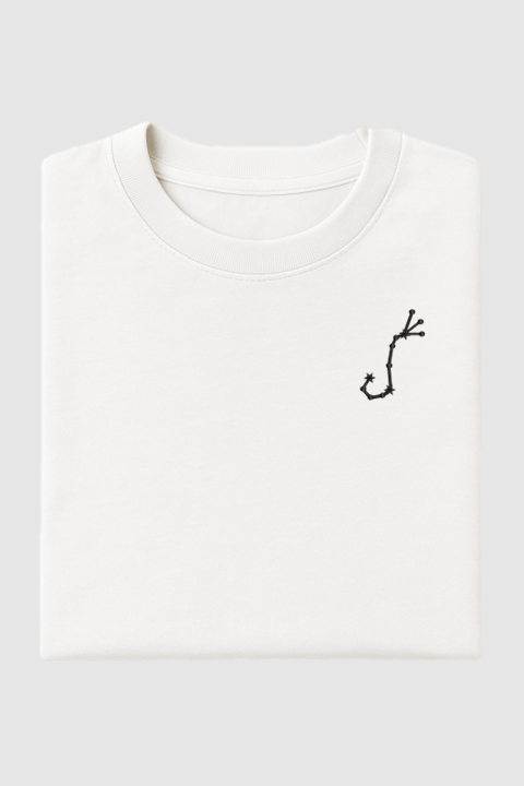 Scorpio Constellation | Embroidered T-Shirt | Regular Fit