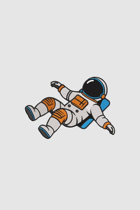 Astronaut | Embroidered T-Shirt | Regular Fit